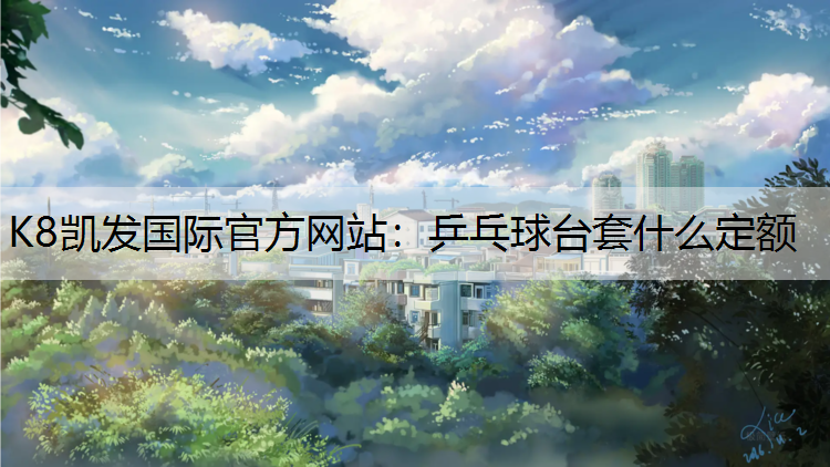 乒乓球台套什么定额